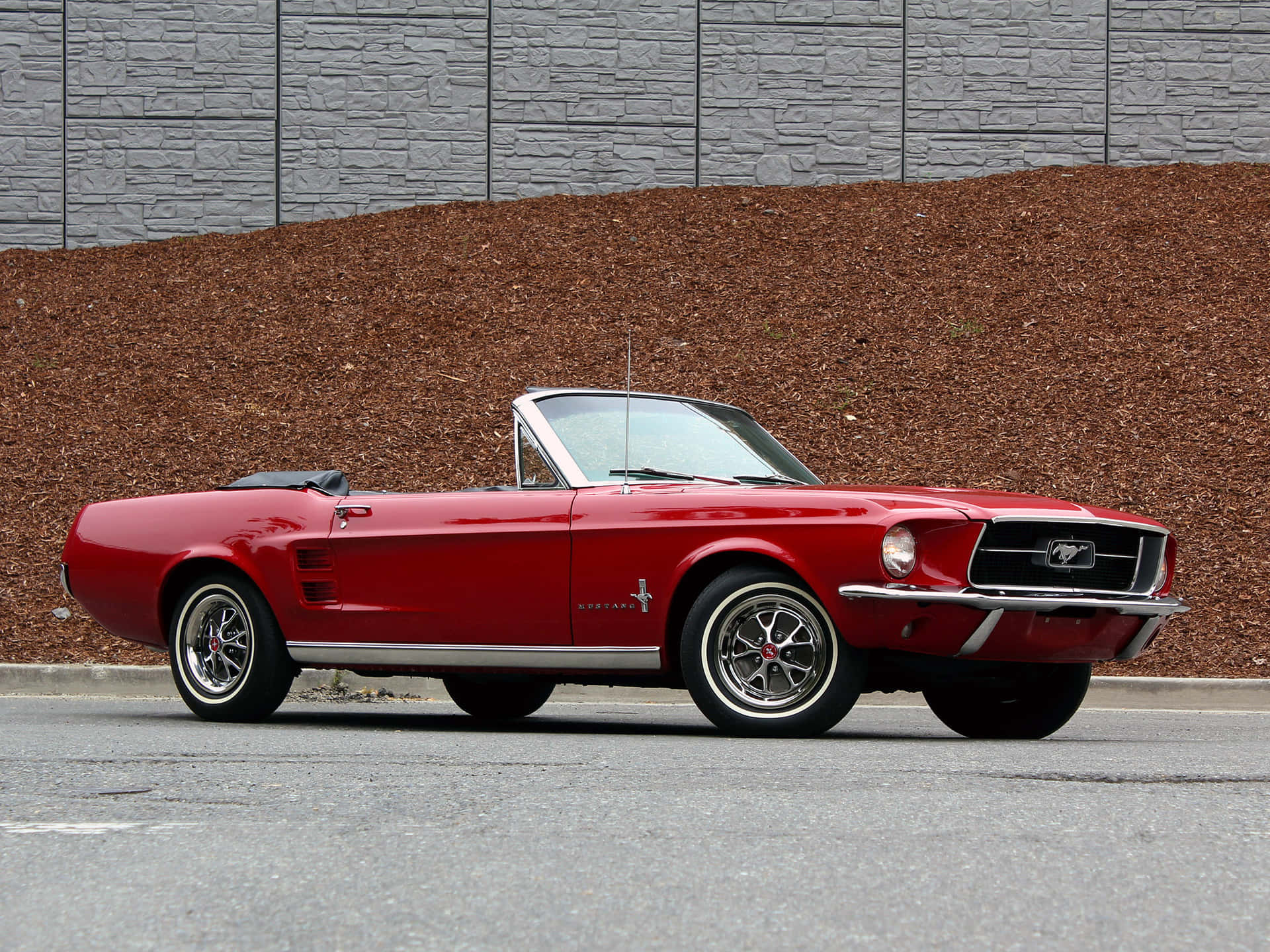 Stunning 1967 Ford Mustang Convertible Background