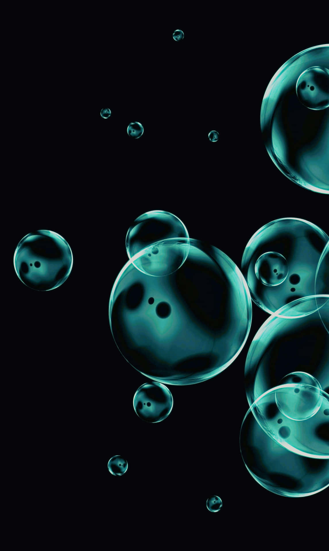 Stunning 3d Bubbles Background