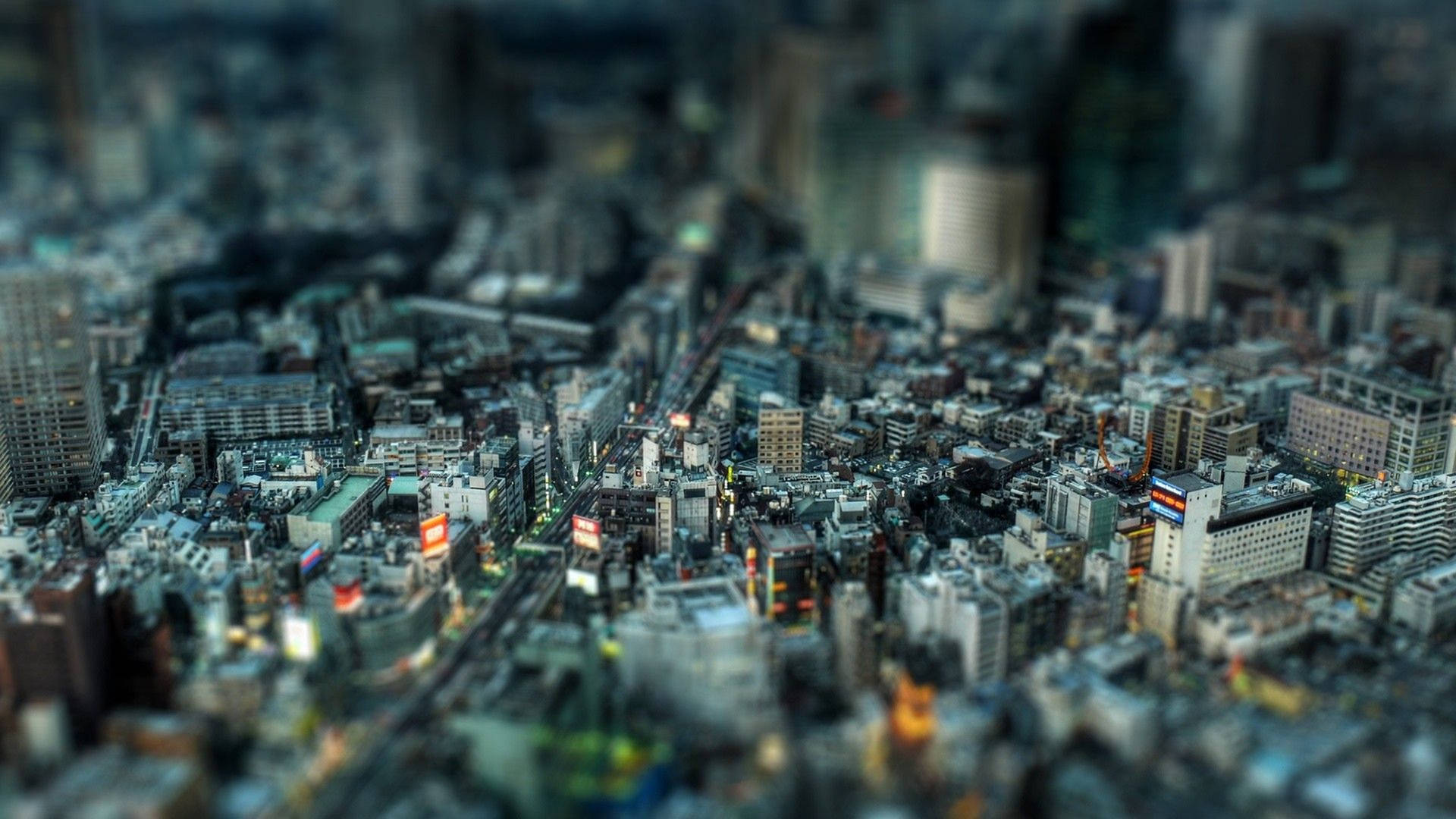 Stunning 3d Hd Depiction Of A Miniature City Model From An Aerial Perspective Background