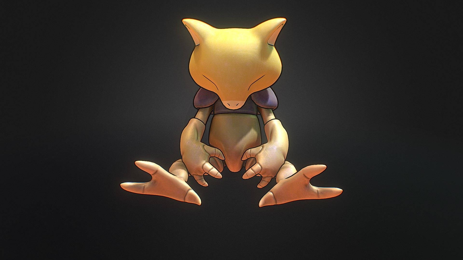 Stunning 3d Illustration Showcasing Powerful Abra Background