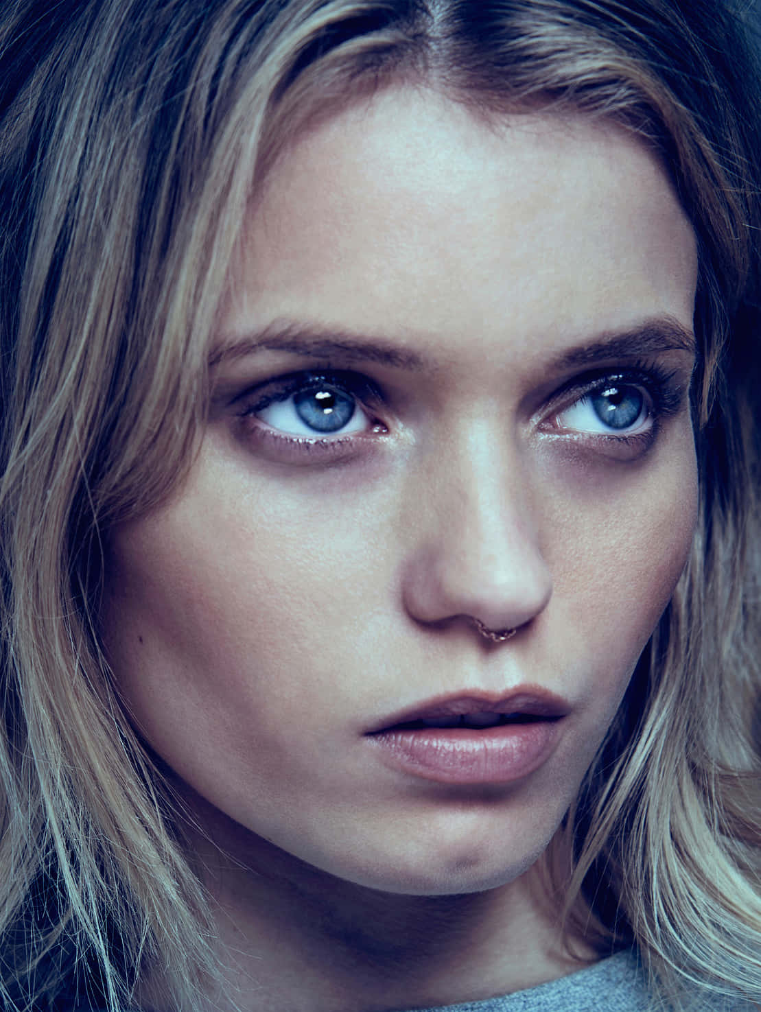 Stunning Abbey Lee Kershaw In Her Dynamic Style Background