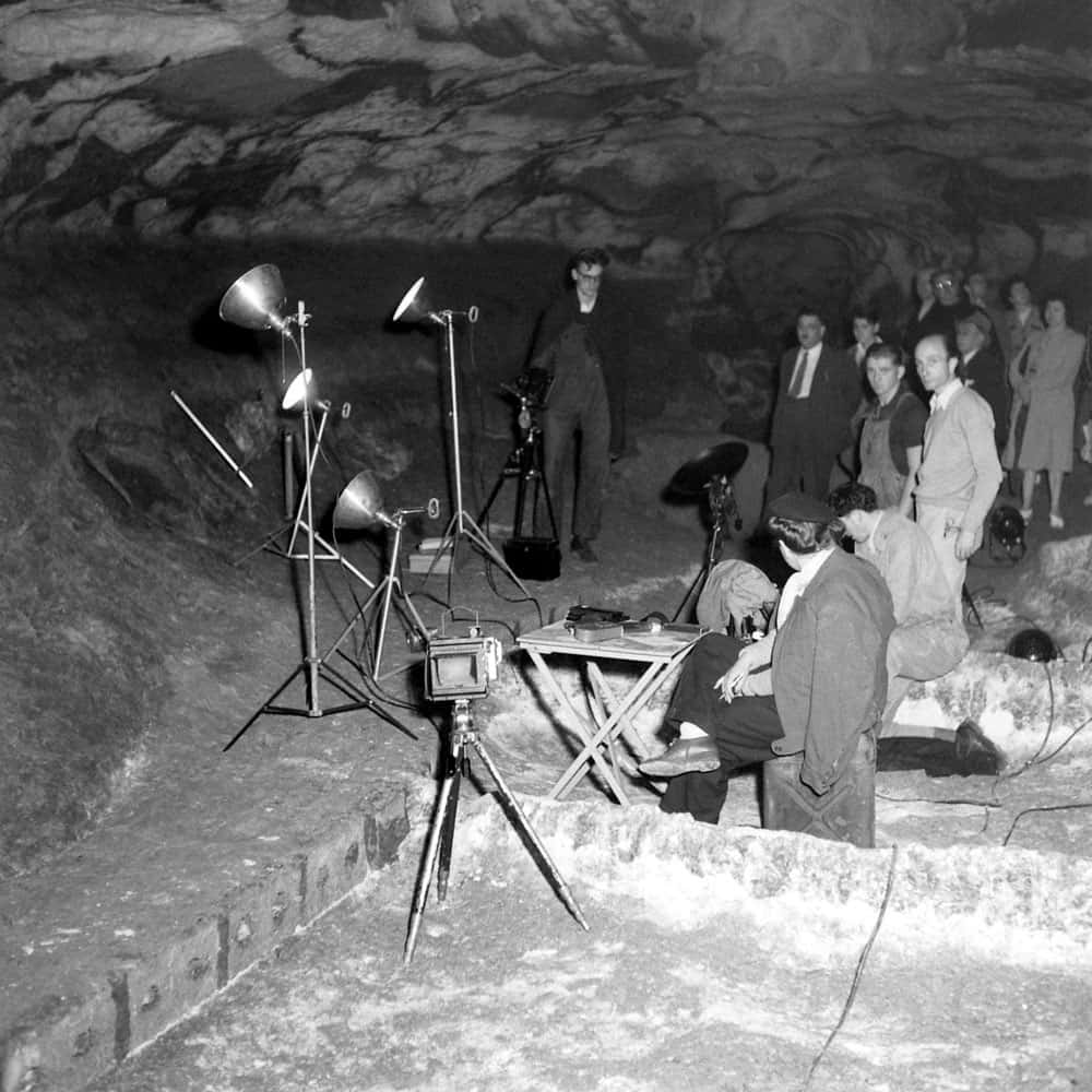 Stunning Ancient Artistry In Lascaux Caves Background