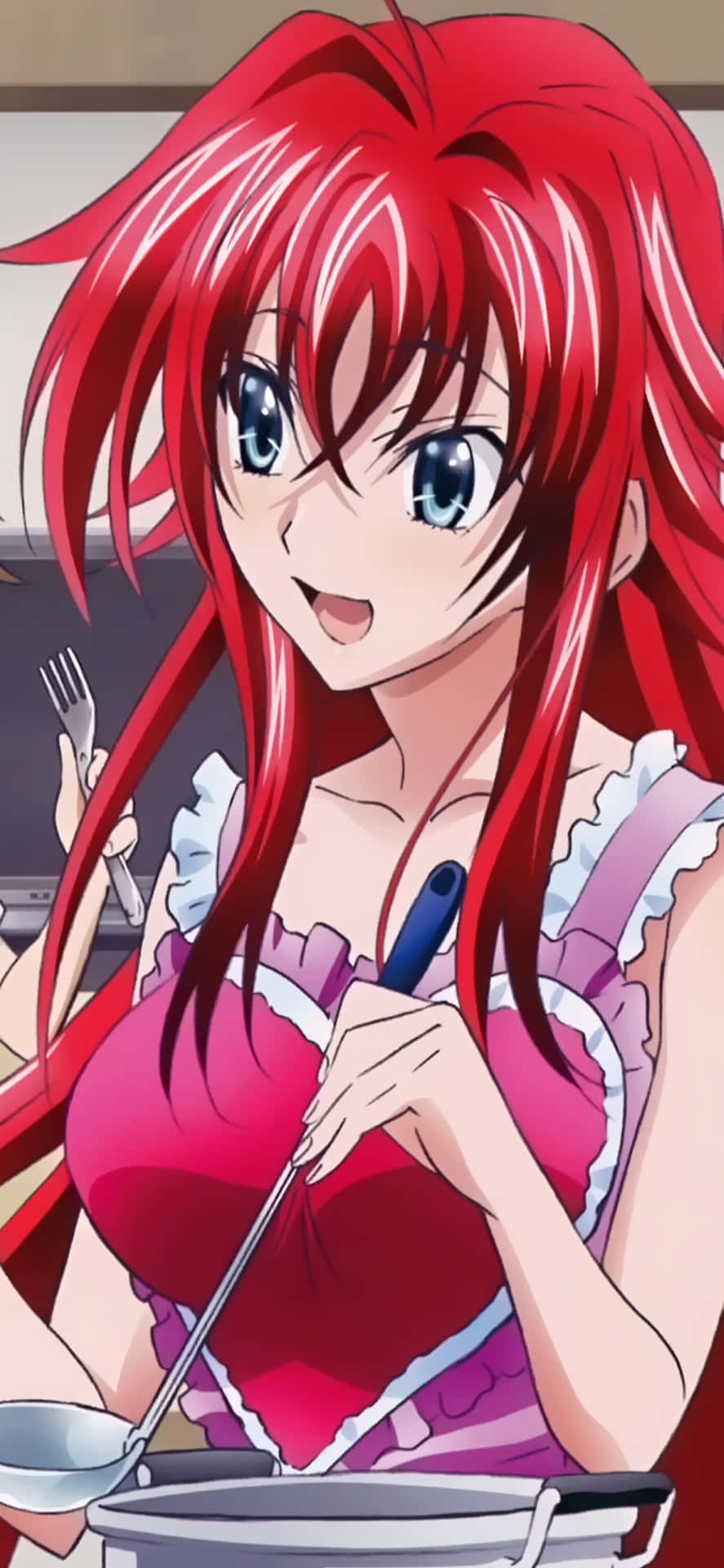 Stunning Anime Artwork Of Rias Gremory Background