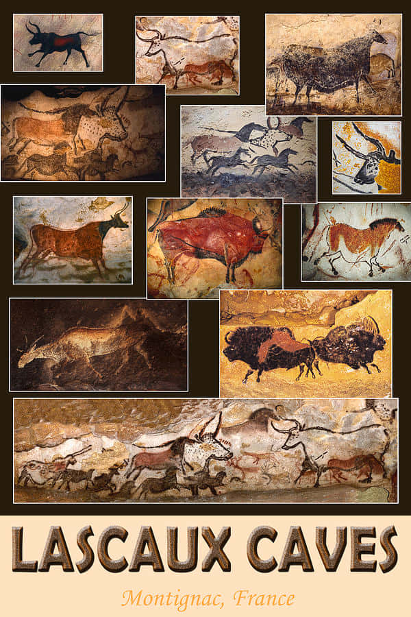 Stunning Archeological Artistry In The Lascaux Caves Background