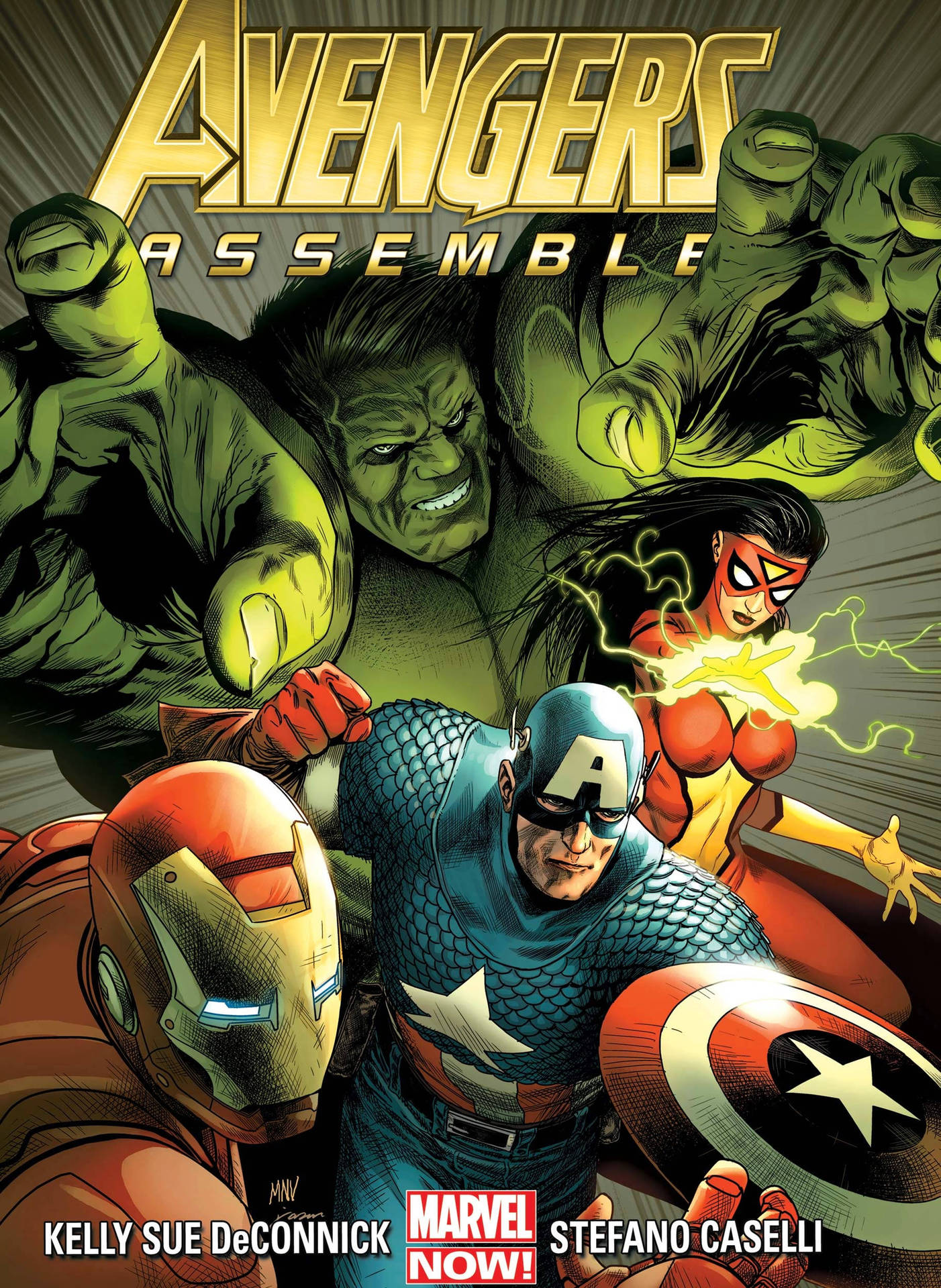 Stunning Avengers Assemble Cover Background