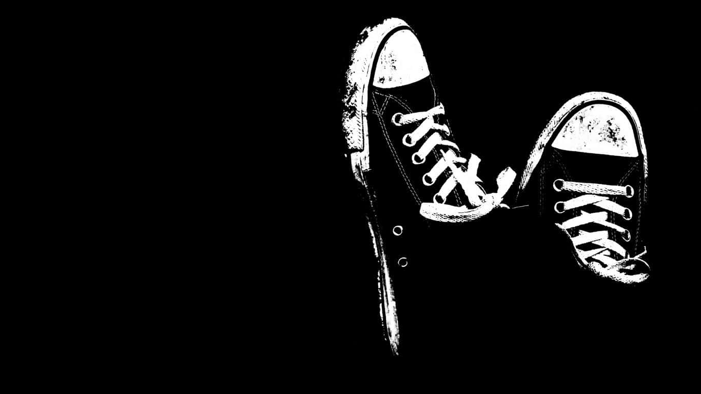 Stunning Black Cool Converse Sneakers