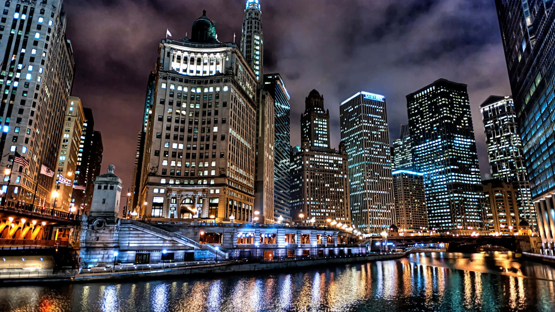 Stunning Chicago Skyline Background