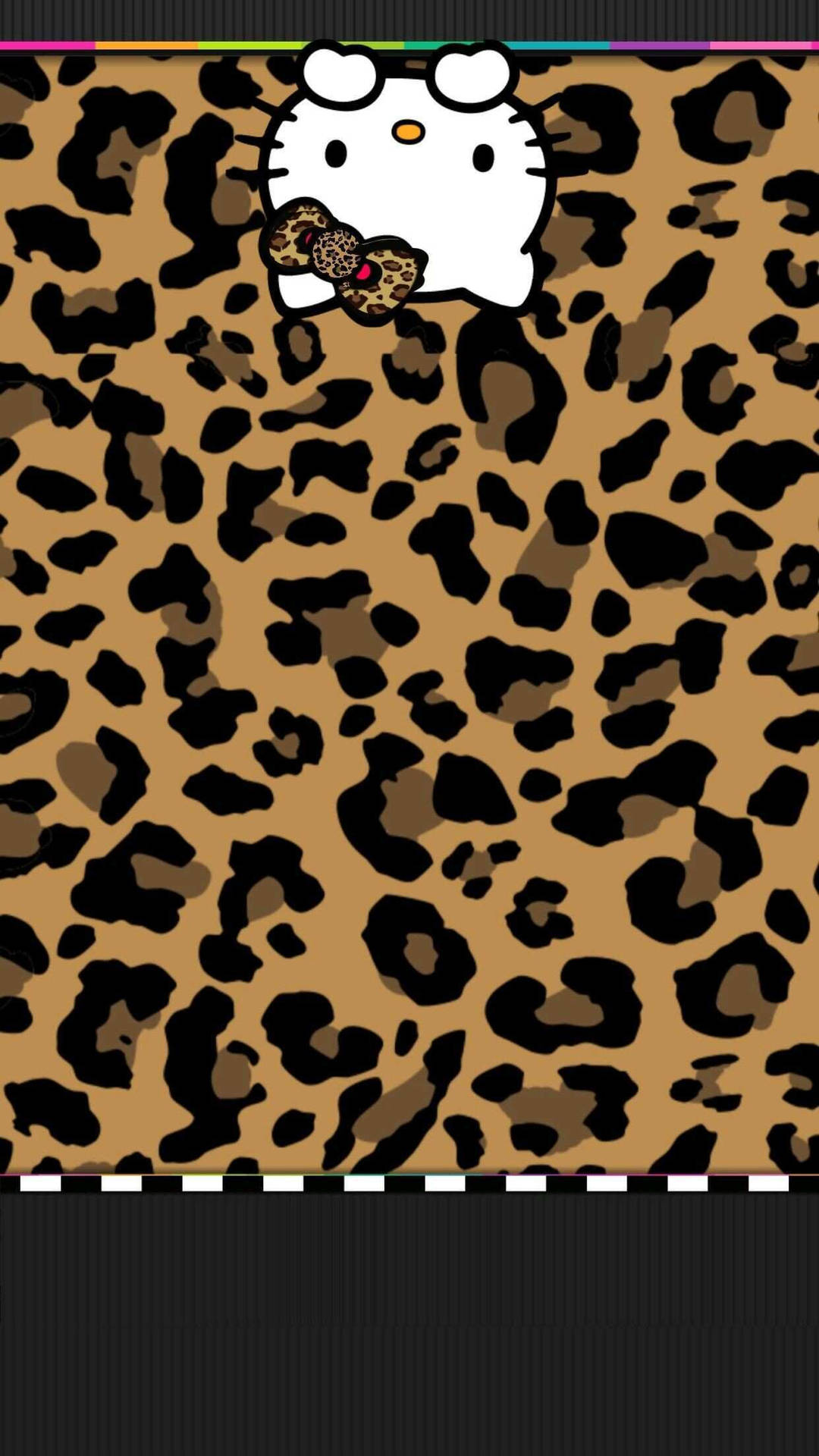 Stunning Close-up Of A Leopard Print Pattern Background