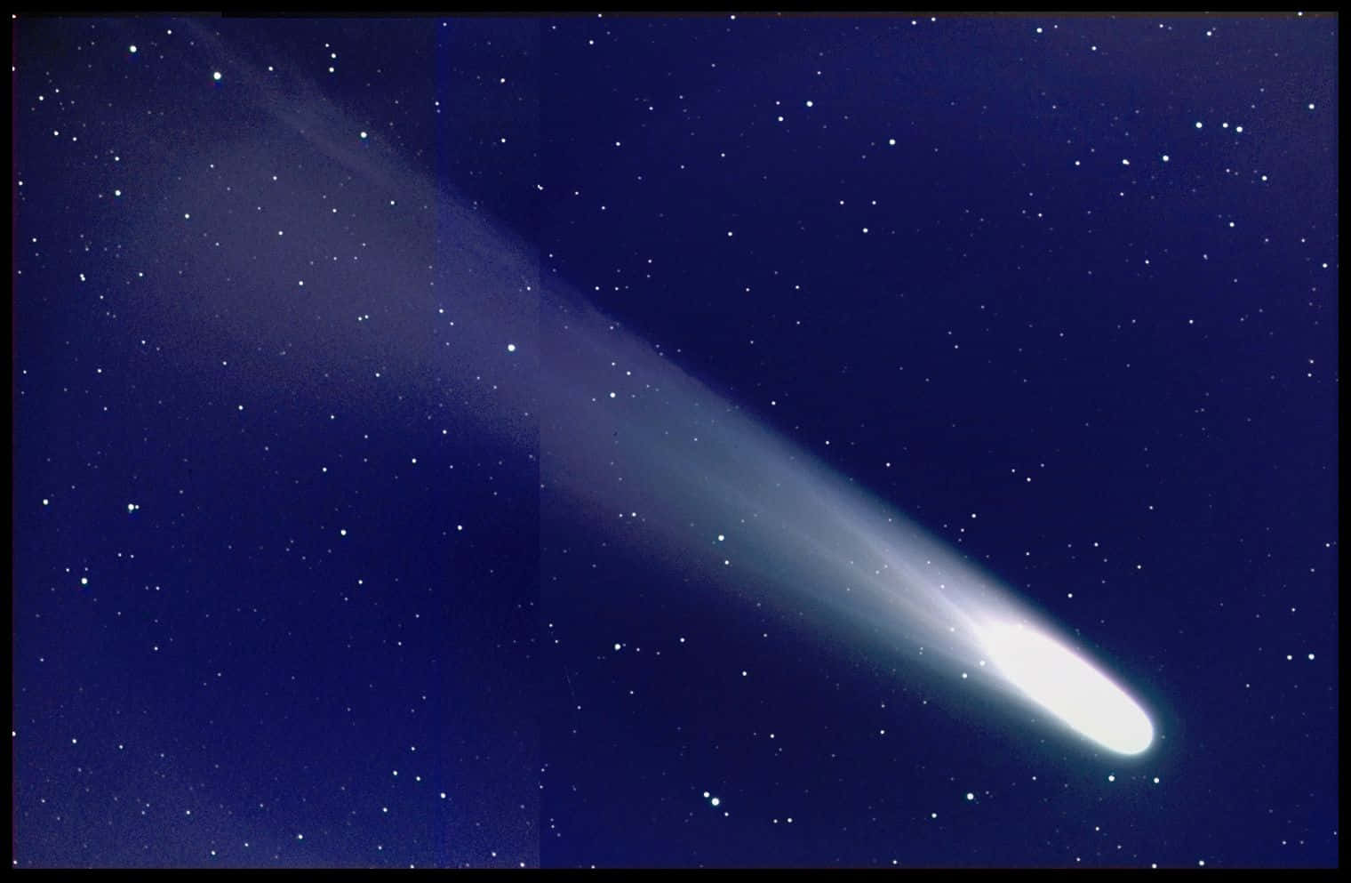 Stunning Comet Approaching Earth Background