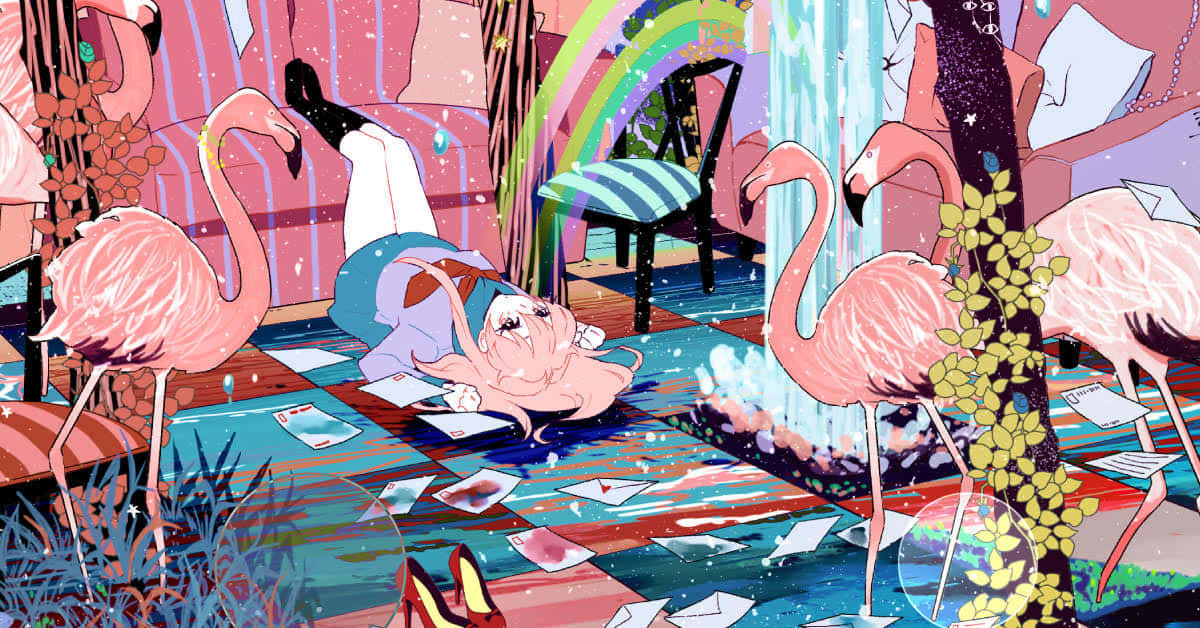 Stunning Cute Aesthetic Anime Desktop Wallpaper Background