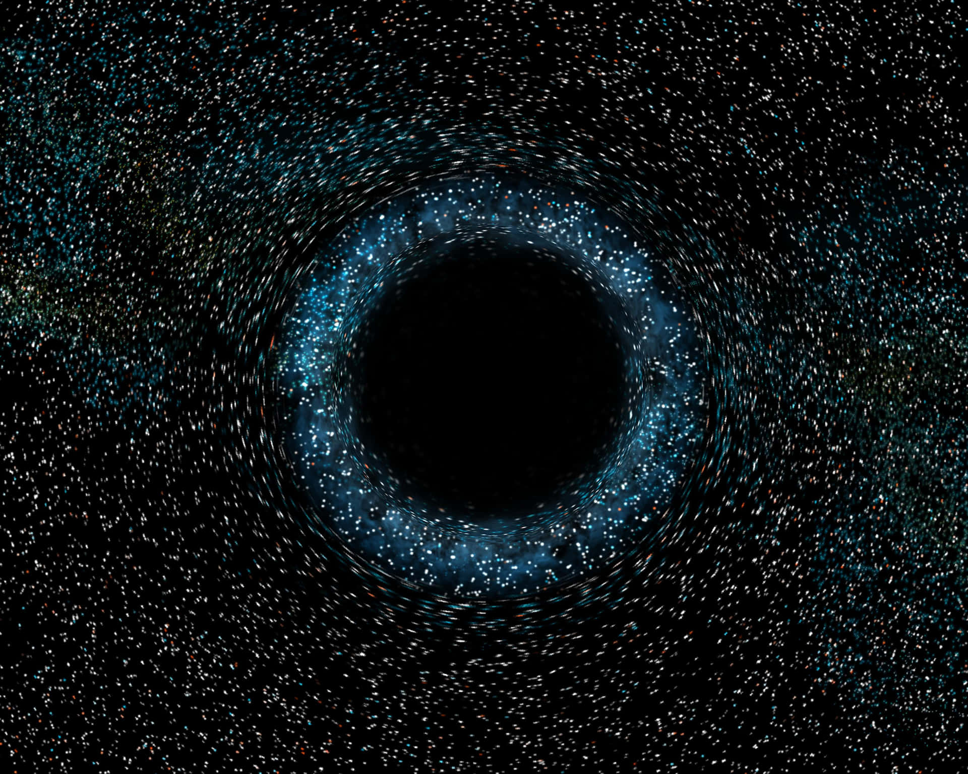 Stunning Dark Matter Visualization In Deep Space Background