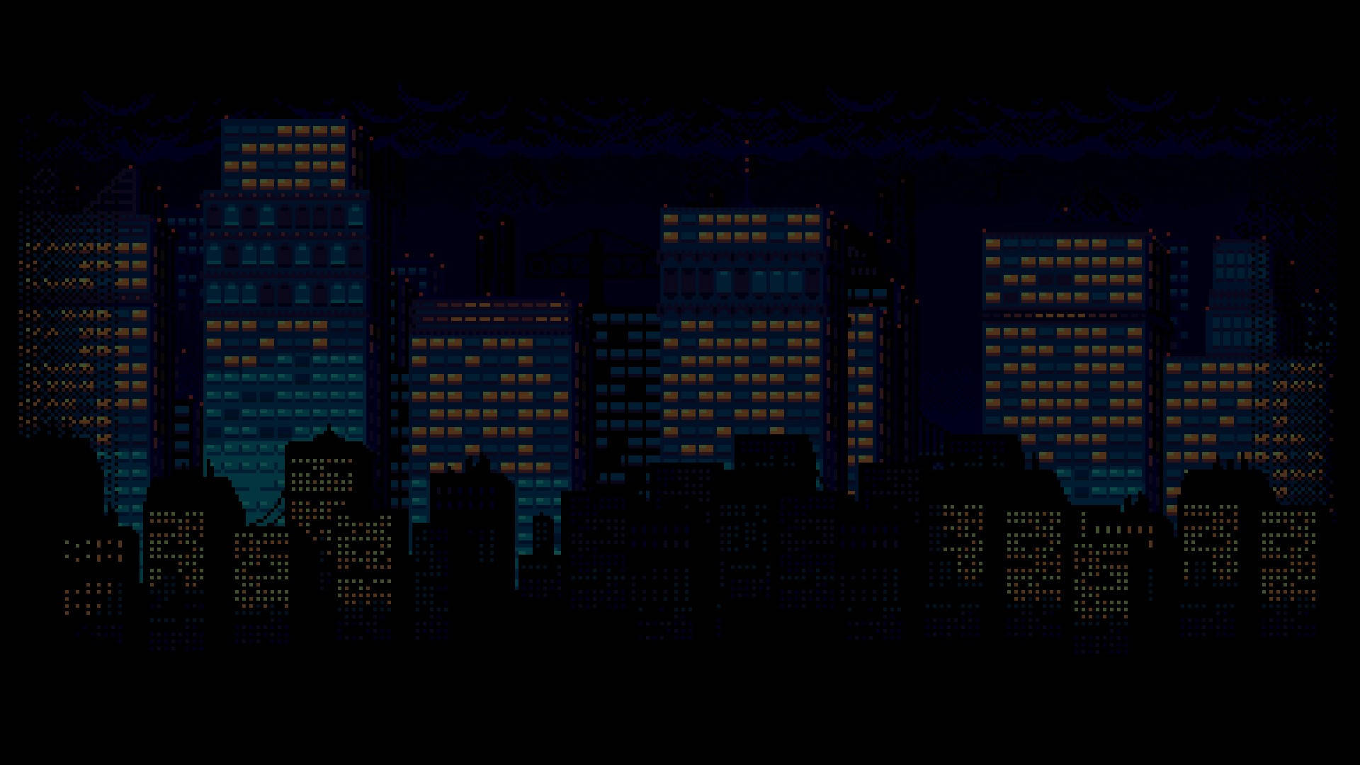 Stunning Dark Pixel Art Perfect For Any Digital Wall Background