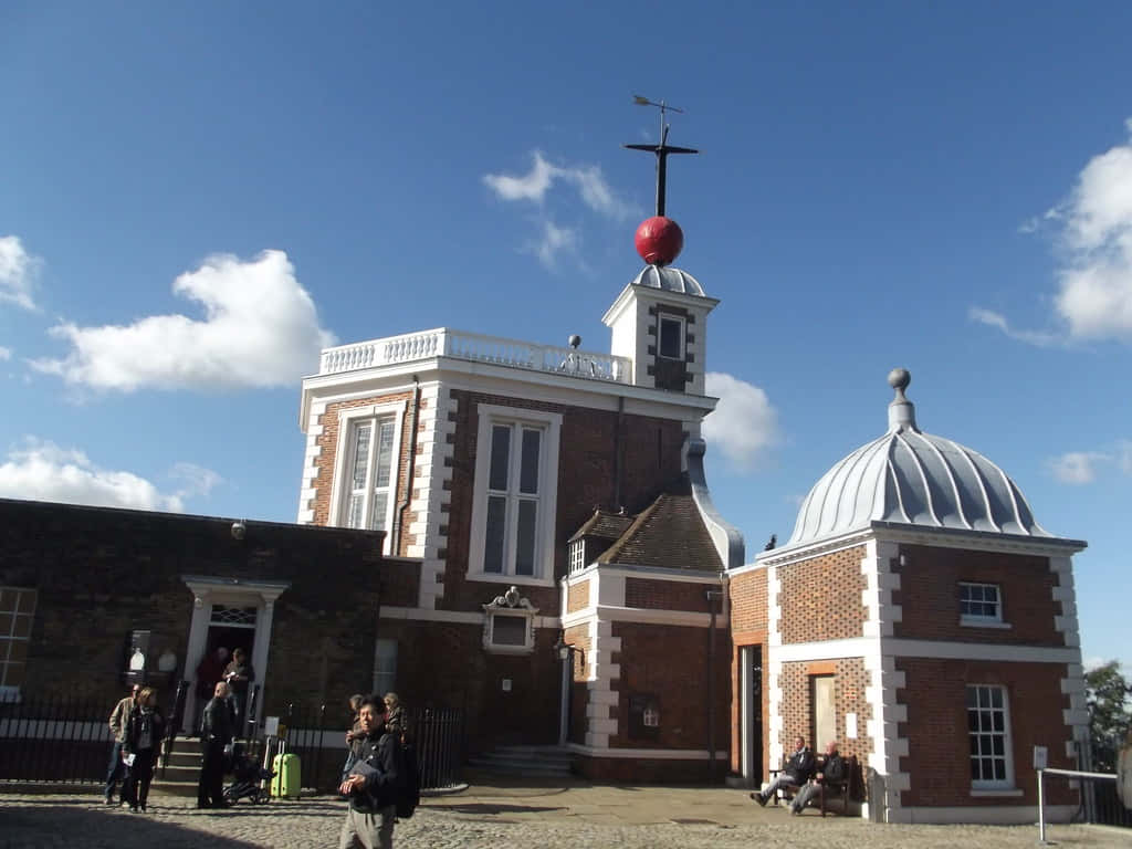 Stunning Evening View Of The Royal Observatory, Greenwich Background