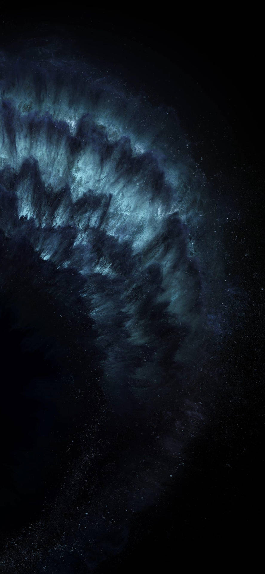 Stunning Galaxy Explosion Dark Mode Background