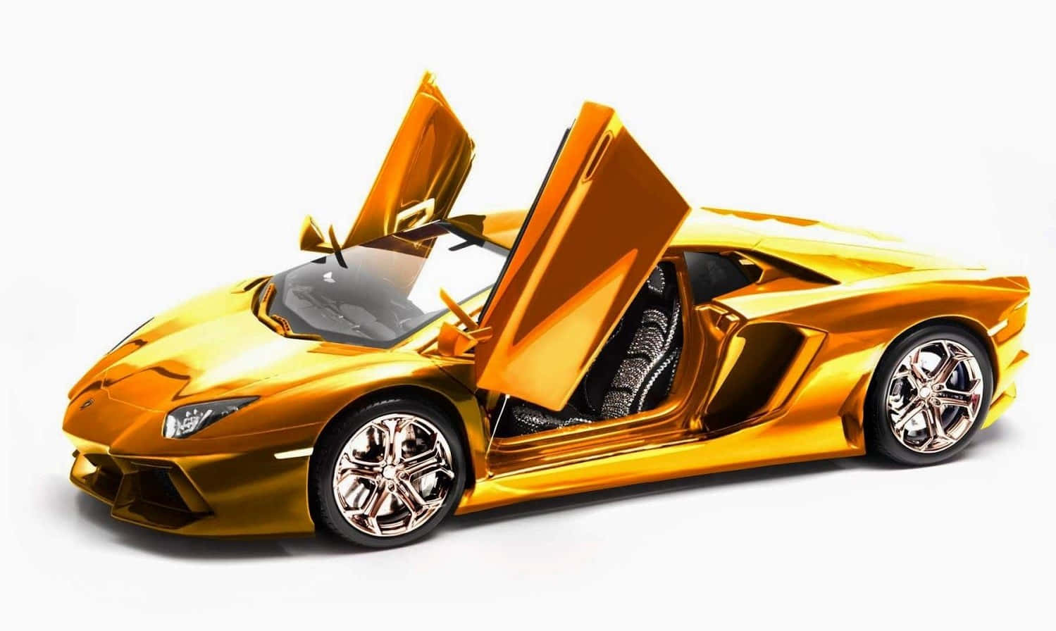“stunning Gold Lamborghini Supercar.”
