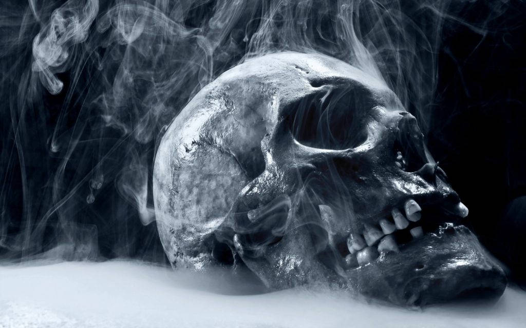 Stunning High Definition Skull Art Background