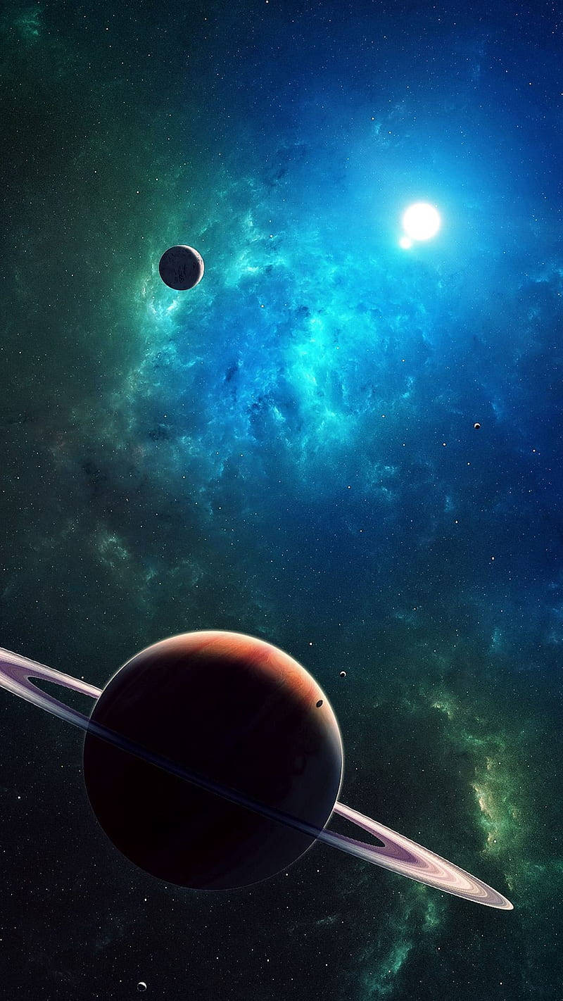 Stunning High Definition Visualization Of The Solar System Background