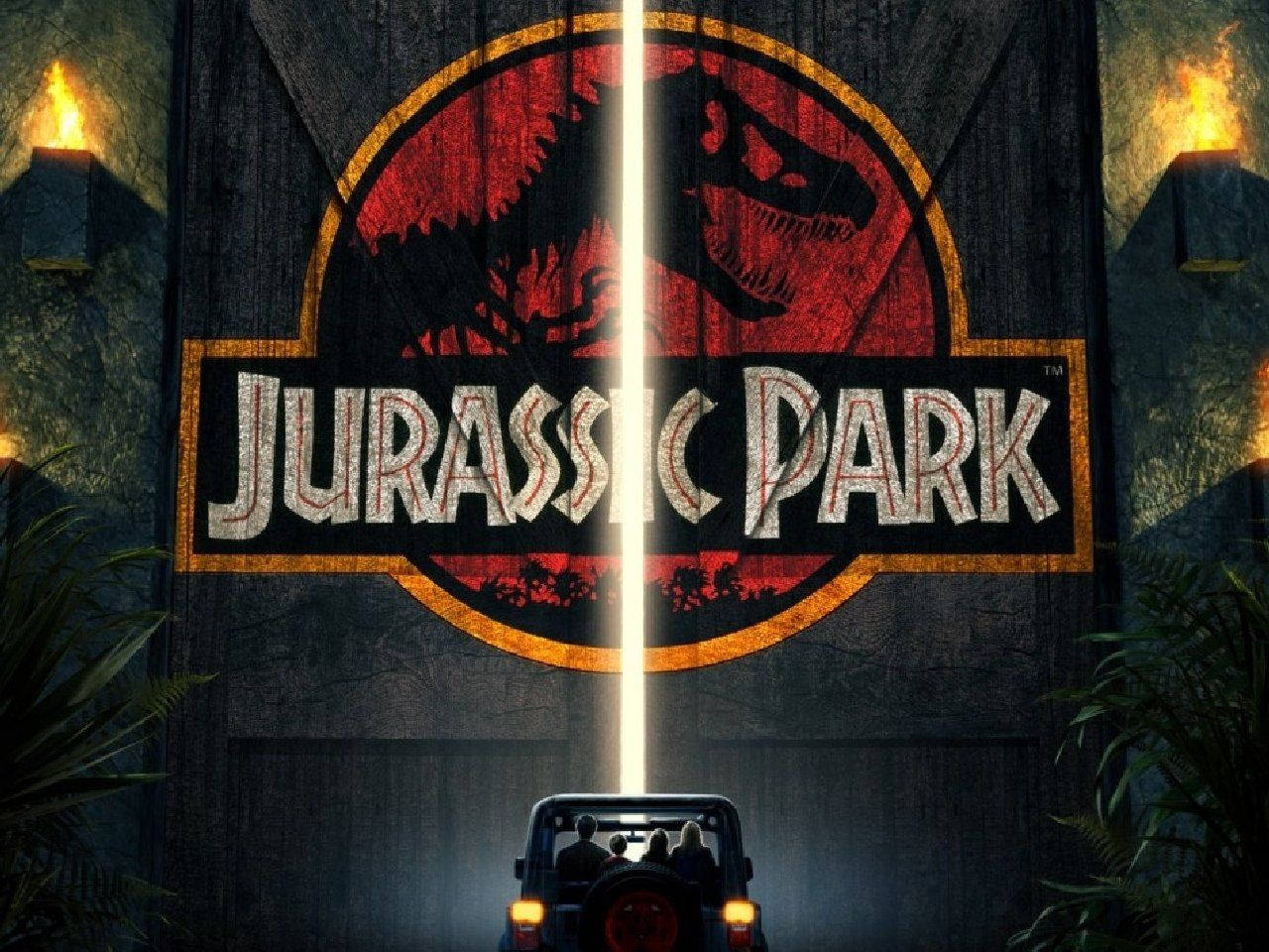 Stunning Jurassic Park Gate