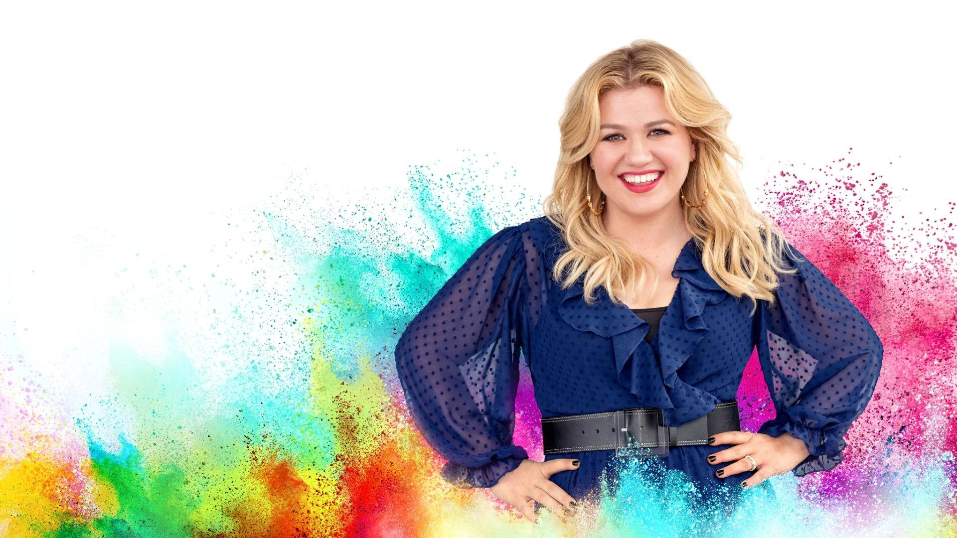 Stunning Kelly Clarkson Colorful Background