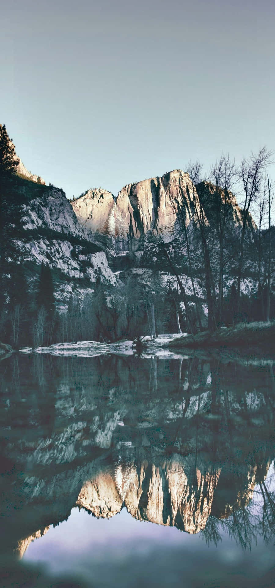 Stunning Lake Overlooking The Brisk Mountains