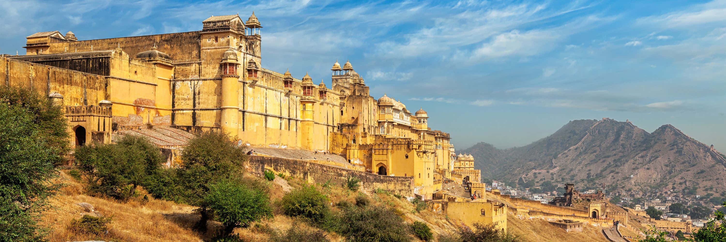 Stunning Landscape In Amber Fort