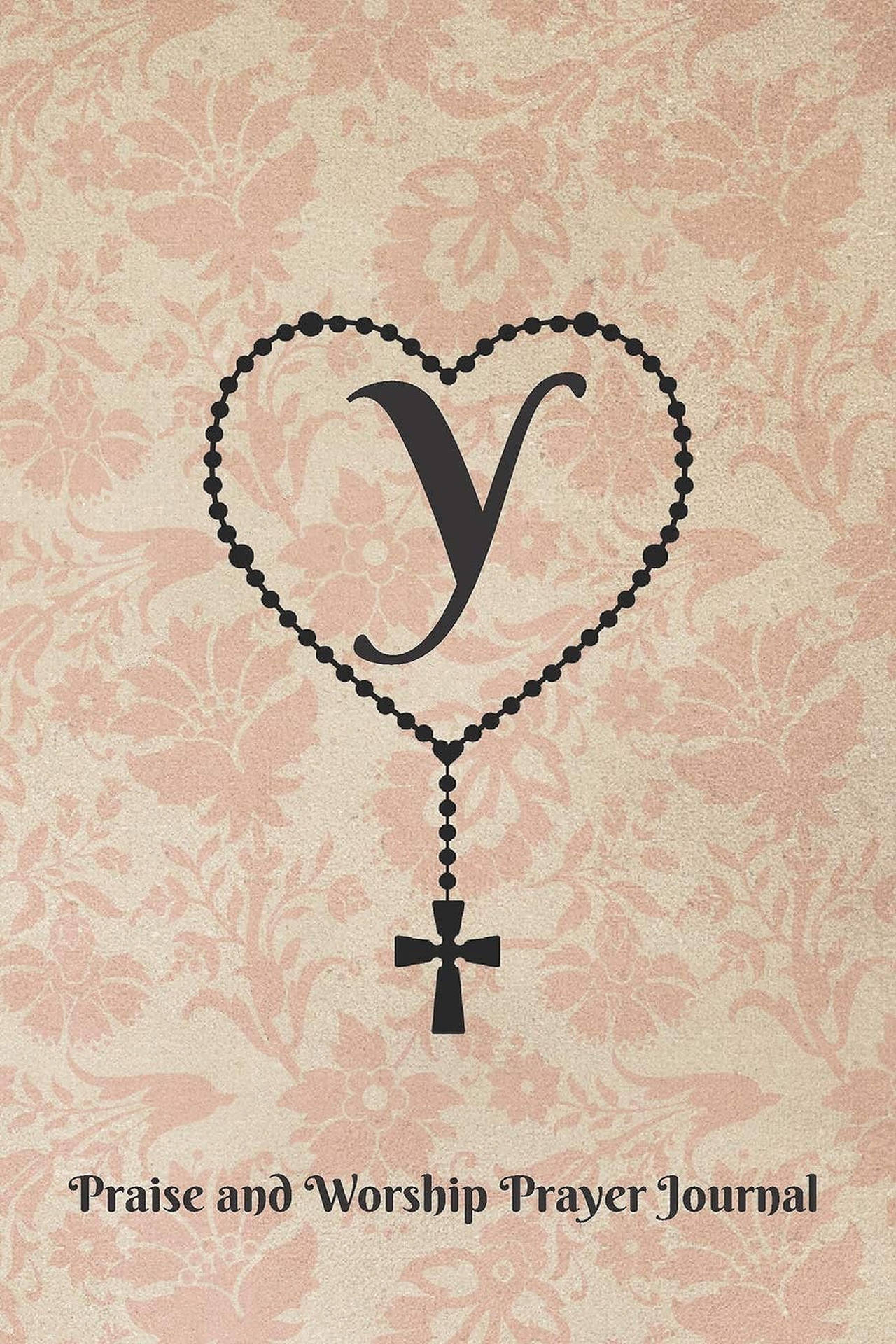 Stunning Letter Y Embellished On A Prayer Journal Cover Background