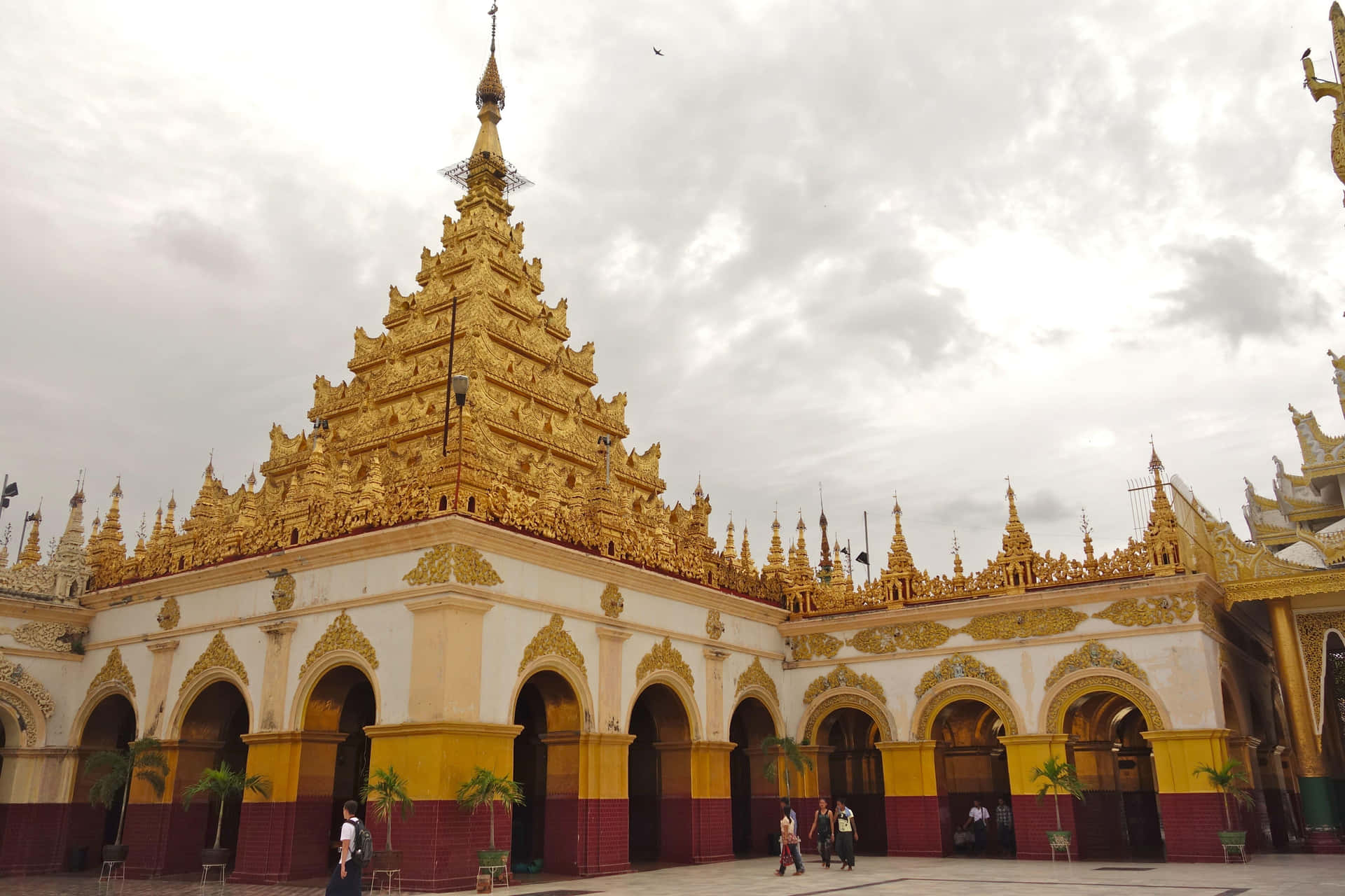 Stunning Mahamuni Buddha Temple In Mandalay