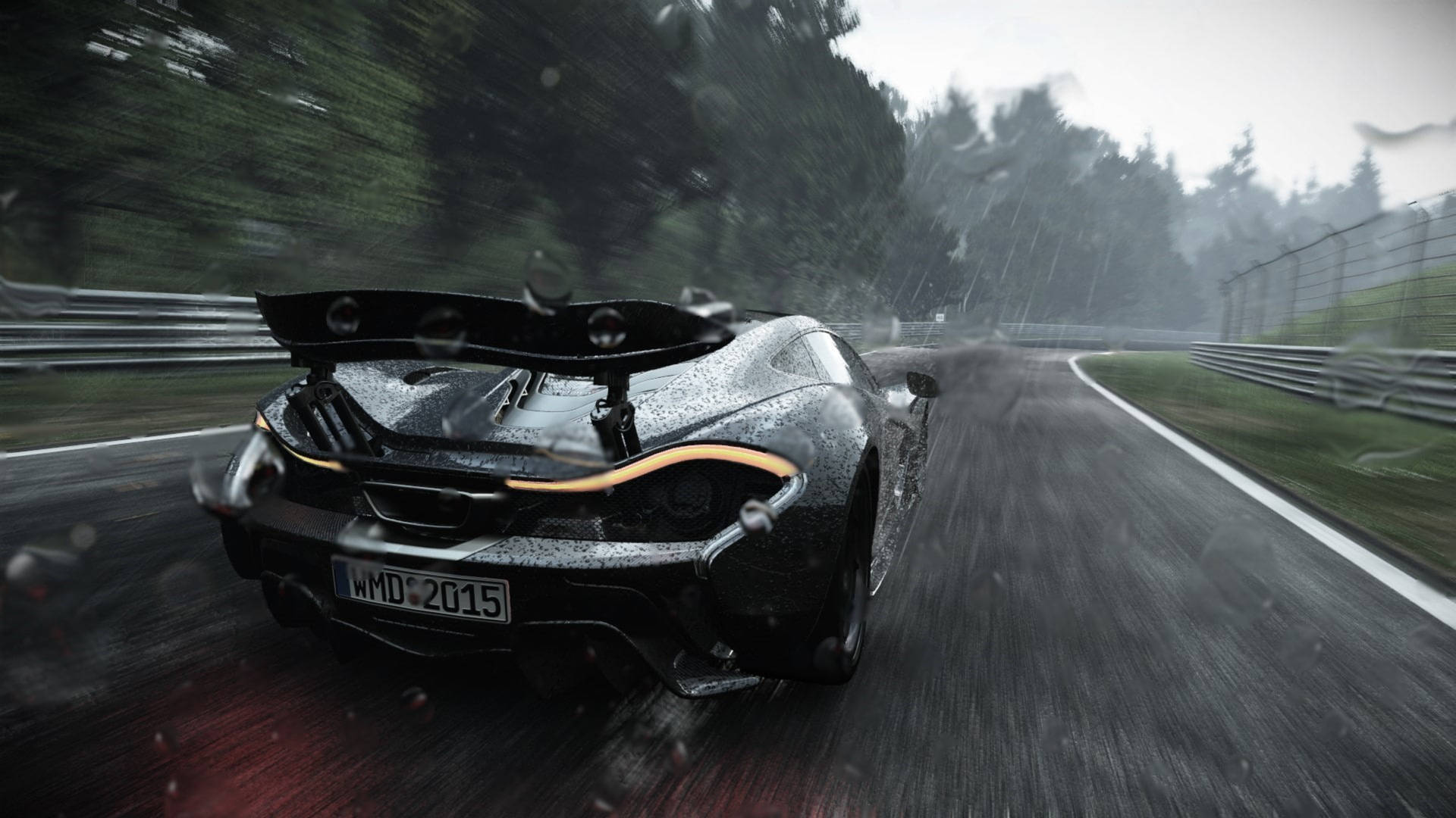 Stunning Mclaren P1 Gtr From Project Cars Game Background