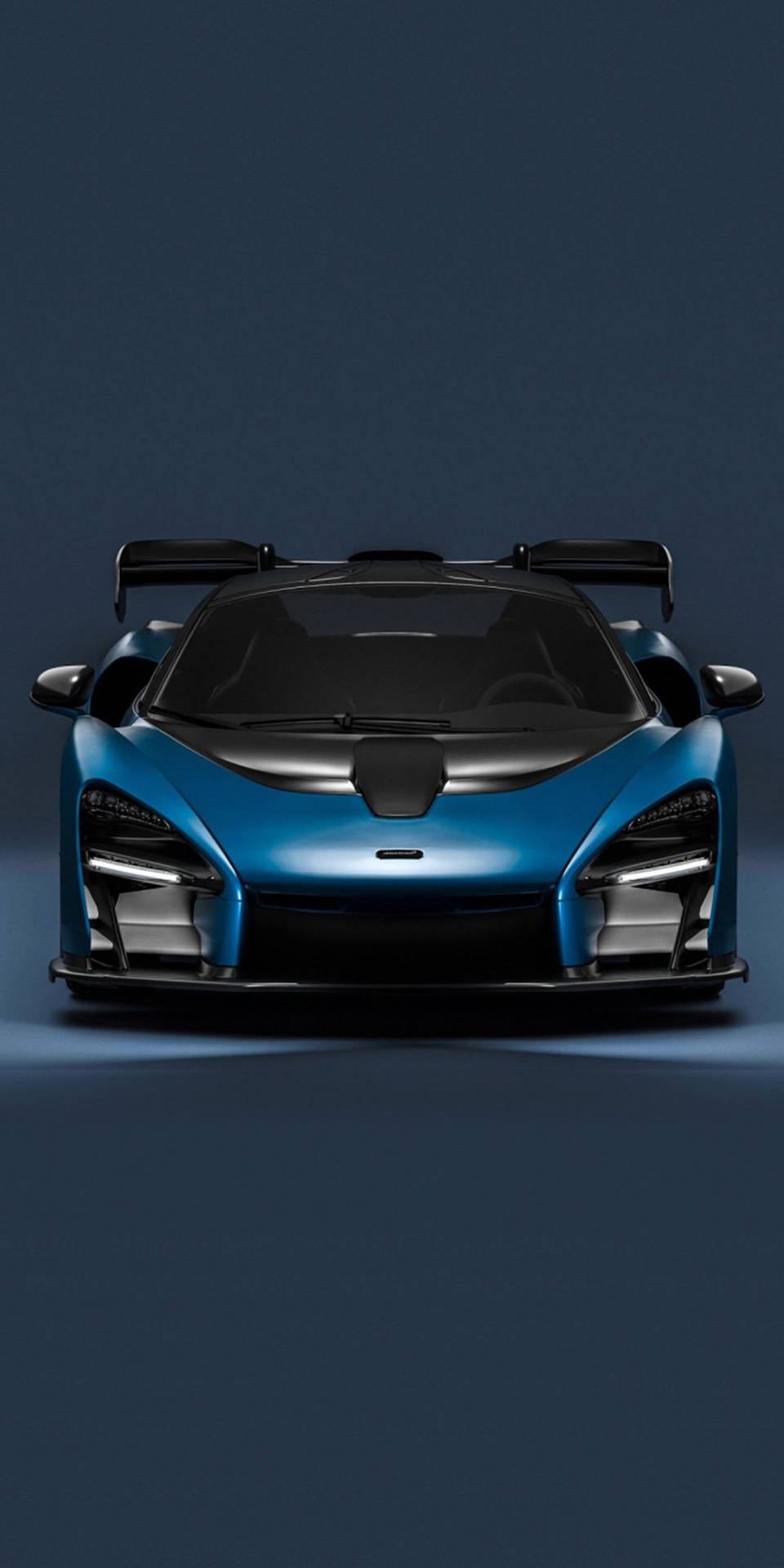 Stunning Metallic Blue Senna Mclaren Iphone Wallpaper