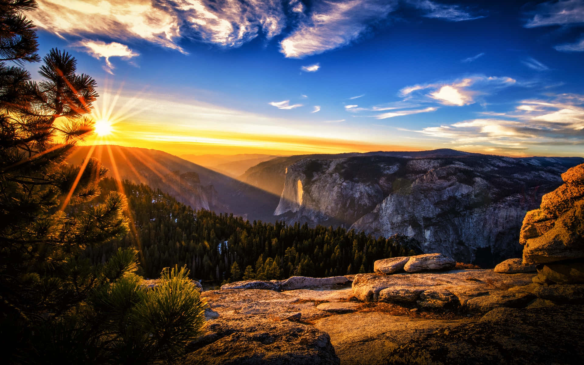 Stunning Morning Sunrise Background