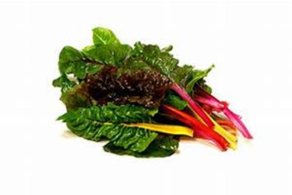 Stunning Multicolored Swiss Chard Background