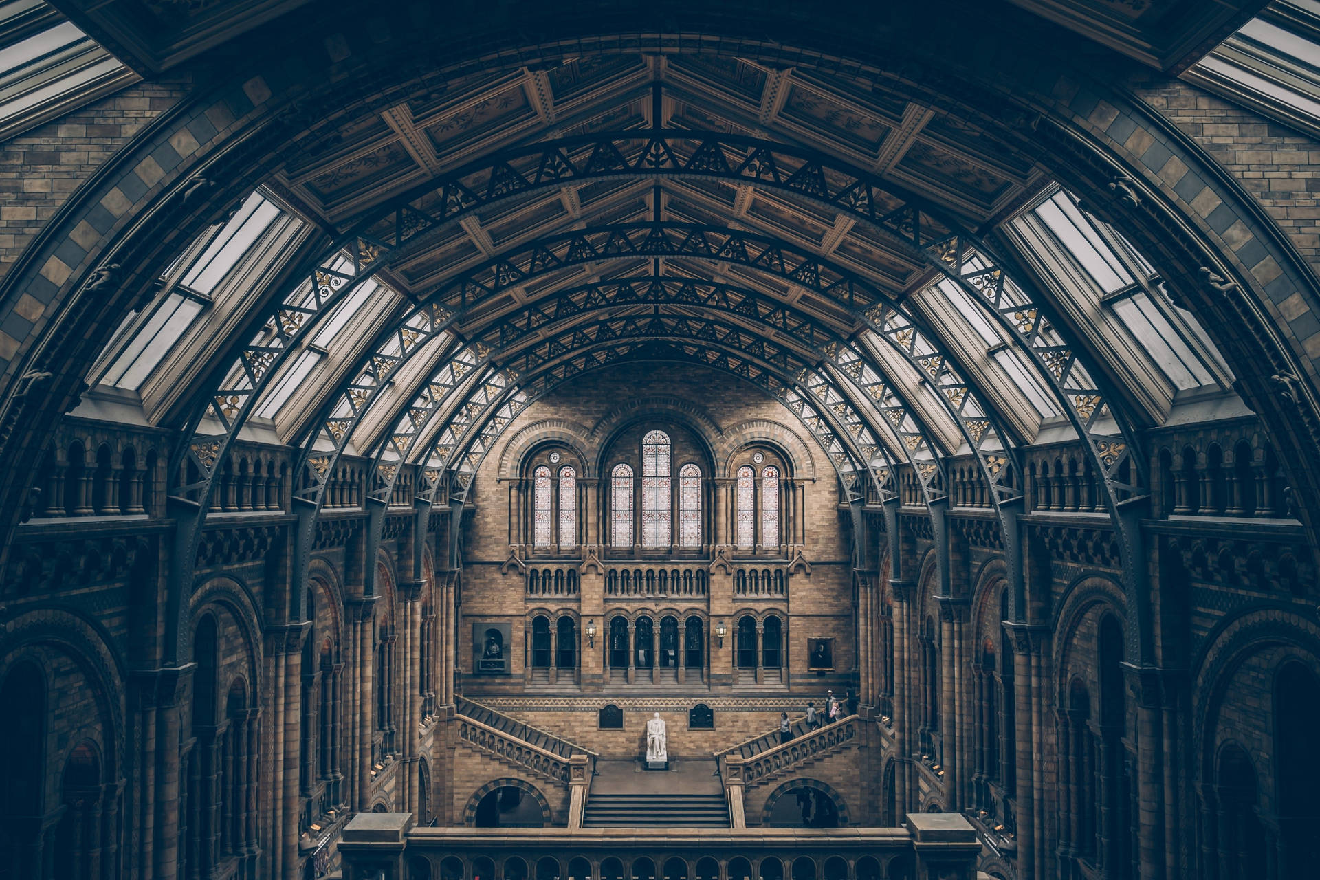 Stunning Natural History Museum Architecture Background