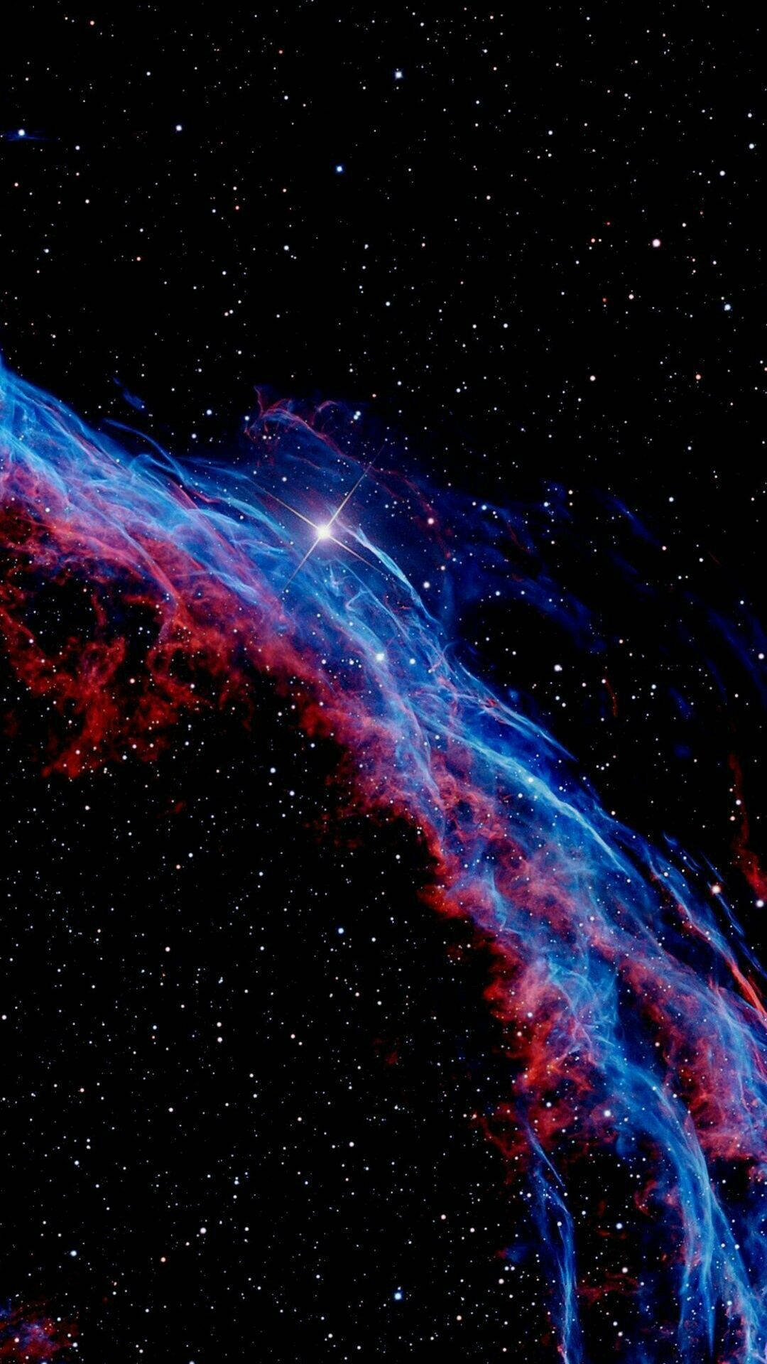 Stunning Nebula Cloud On Amazing Phone Background