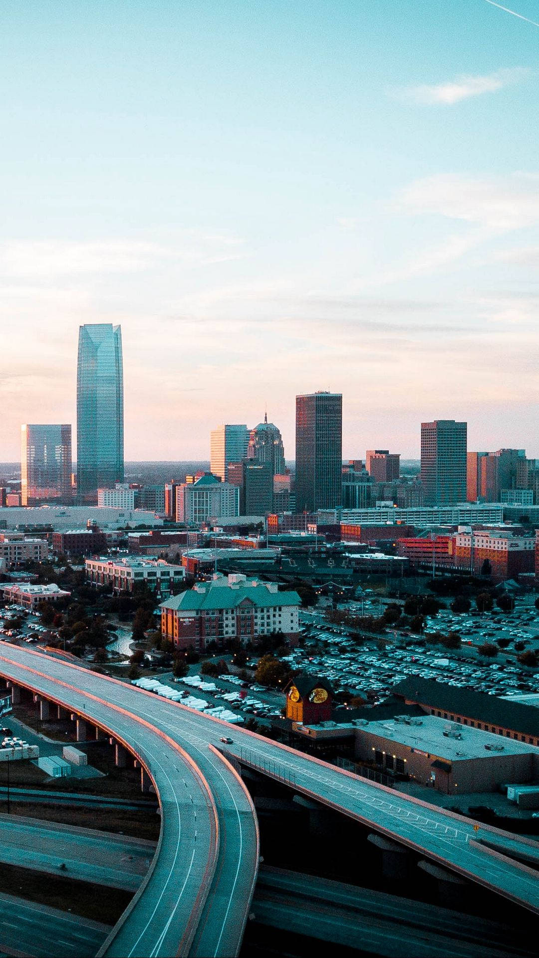 Stunning Oklahoma City Skyline Phone Background