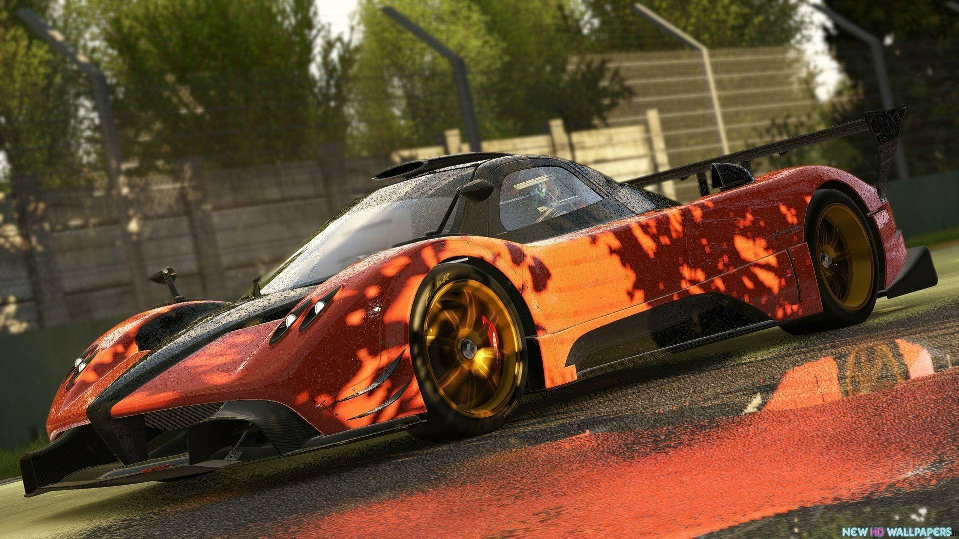 Stunning Pagani Zonda R From Project Cars Background