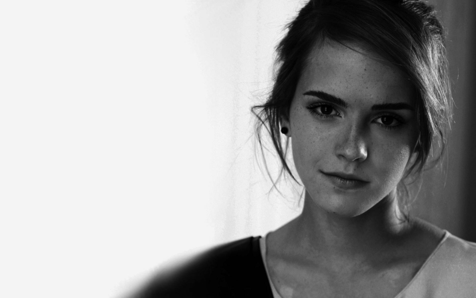 Stunning Portrait Of Emma Watson Background