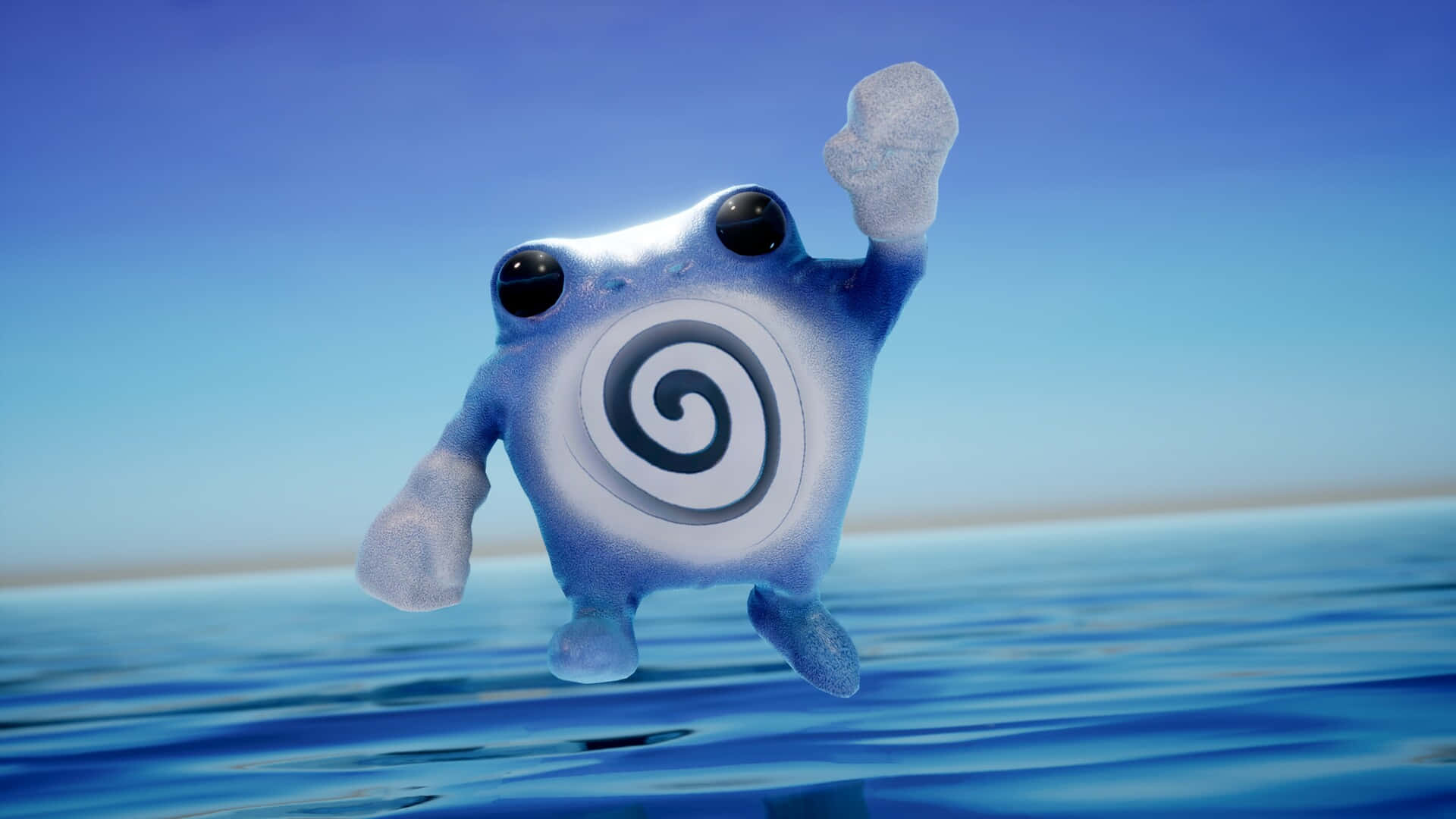 Stunning Realistic Art Of Poliwhirl Pokemon In Action