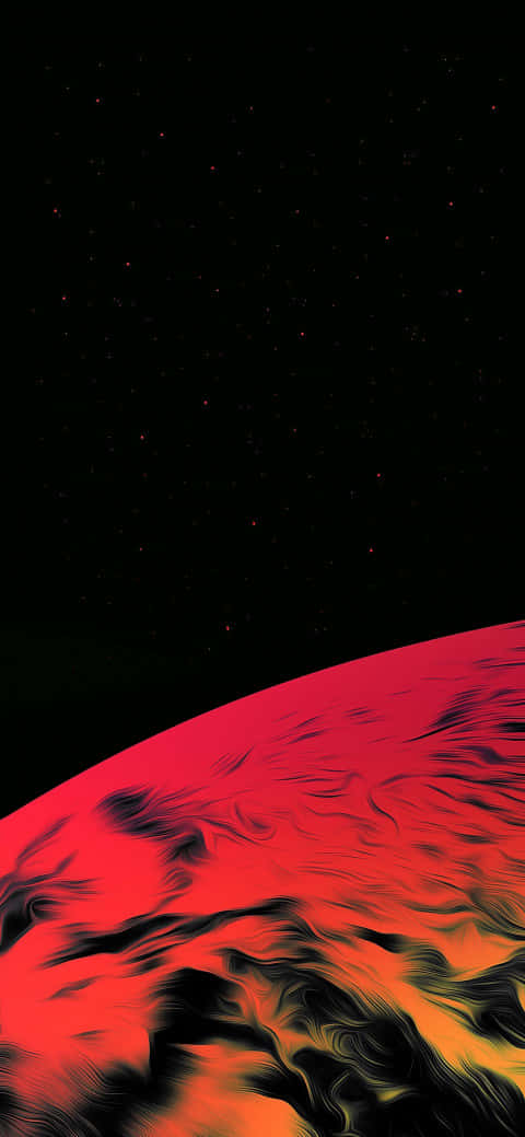 Stunning Red Desert Landscape On Amoled S Background