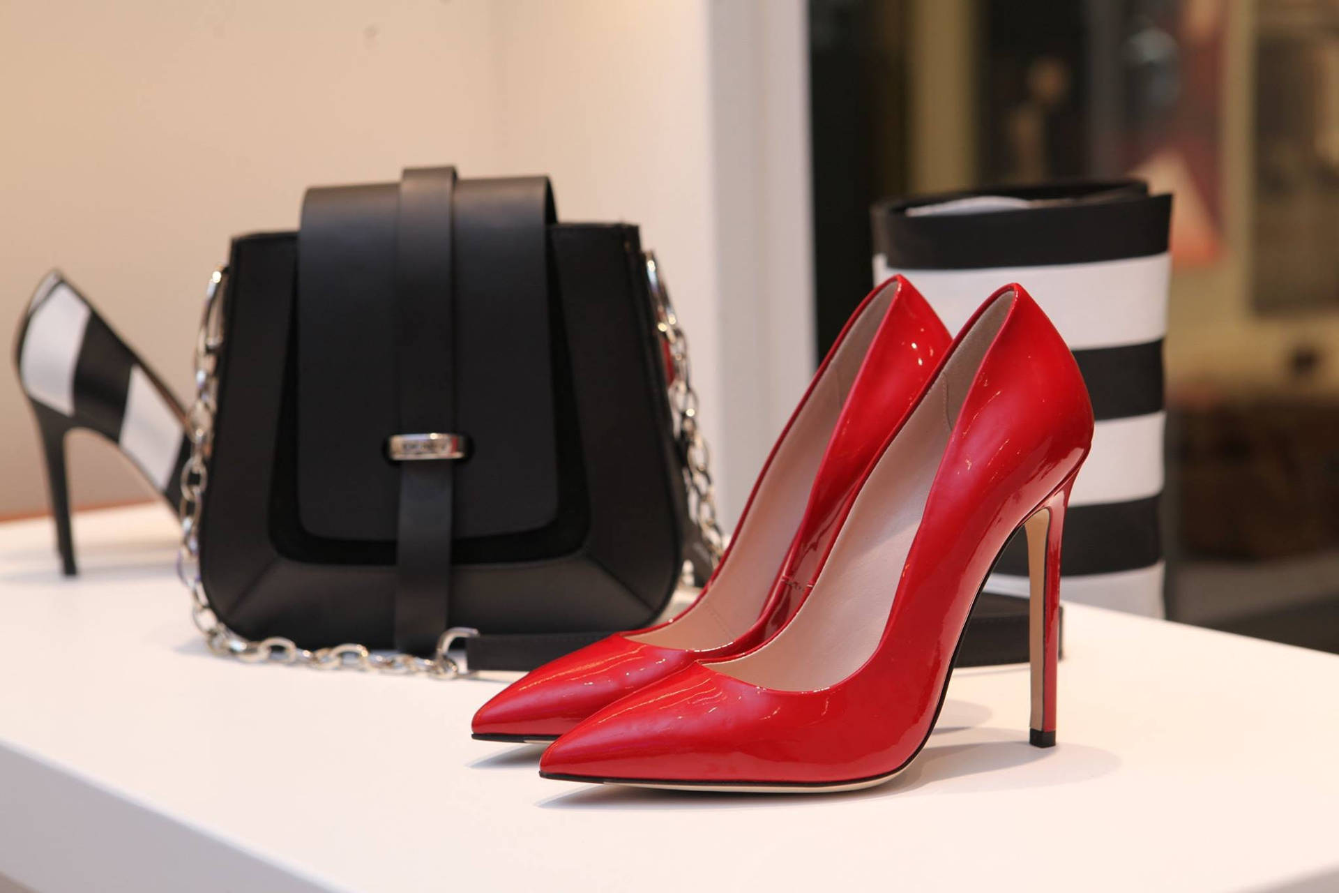 Stunning Red High-heel Shoes