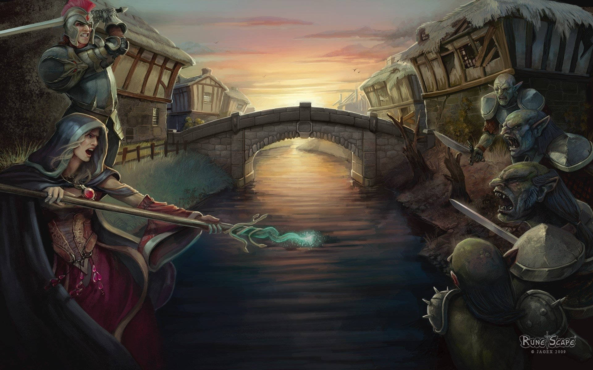 Stunning River Canal View In Old School Runescape