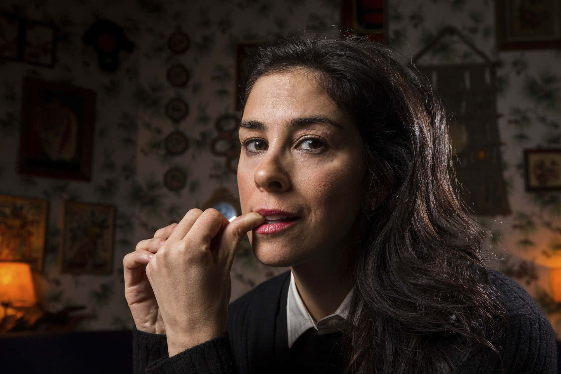 Stunning Sarah Silverman Dazzles With A Bright Smile