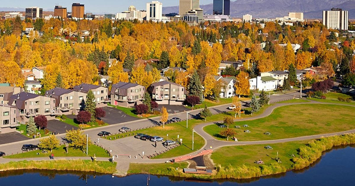 Stunning Scenery In Anchorage Background