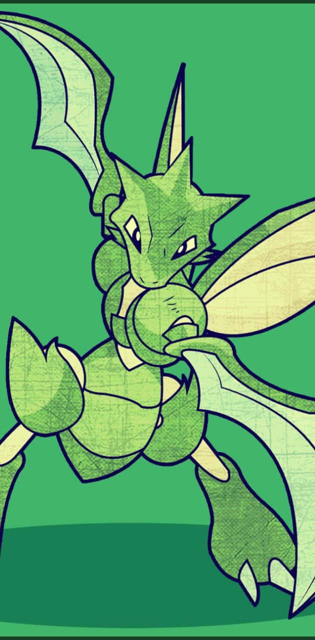 Stunning Scyther - The Agile Ninja Pokemon Background