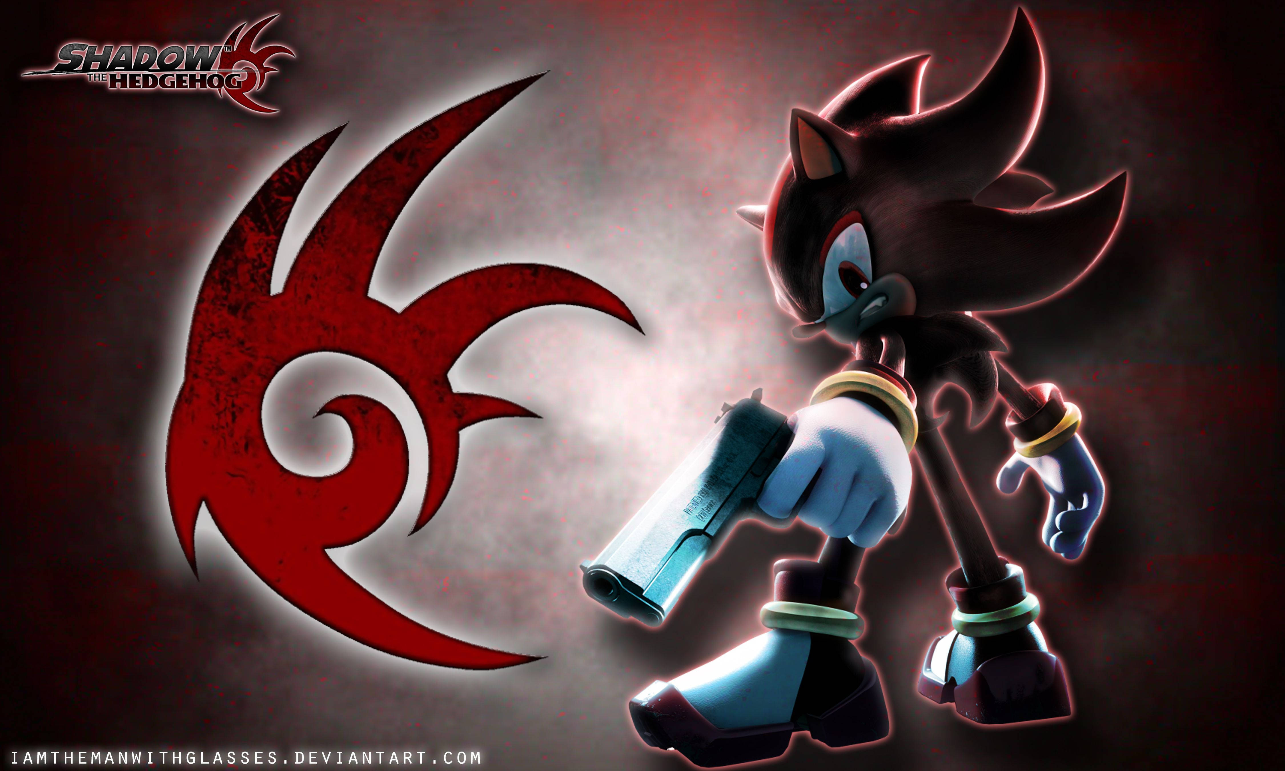 Stunning Shadow The Hedgehog Pfp 3d Digital Art Background