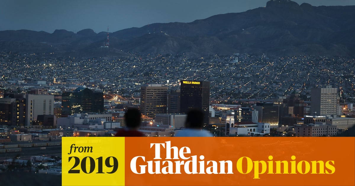 Stunning Sunset Over El Paso Background