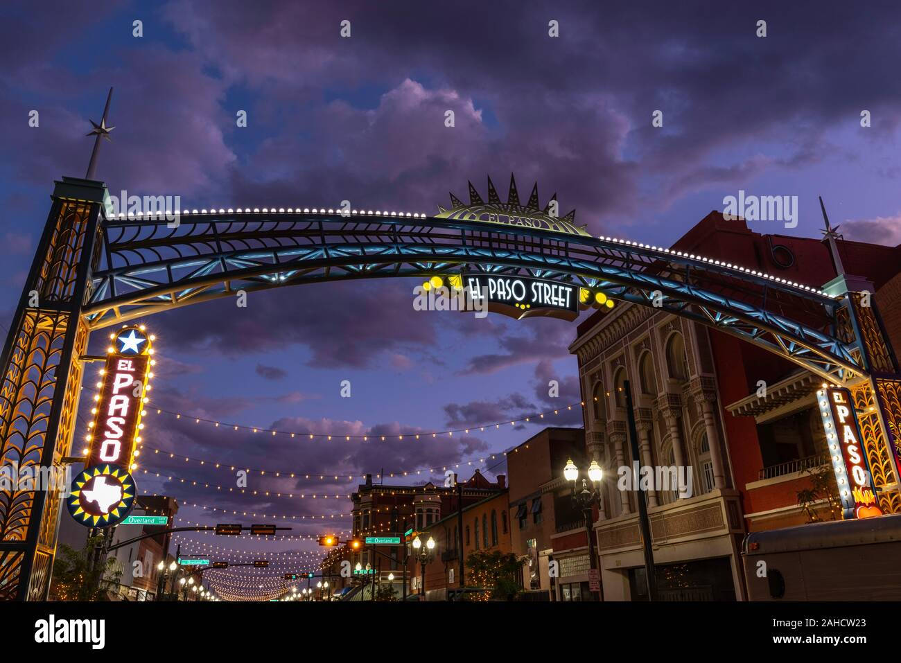 Stunning Sunset View Of El Paso Background