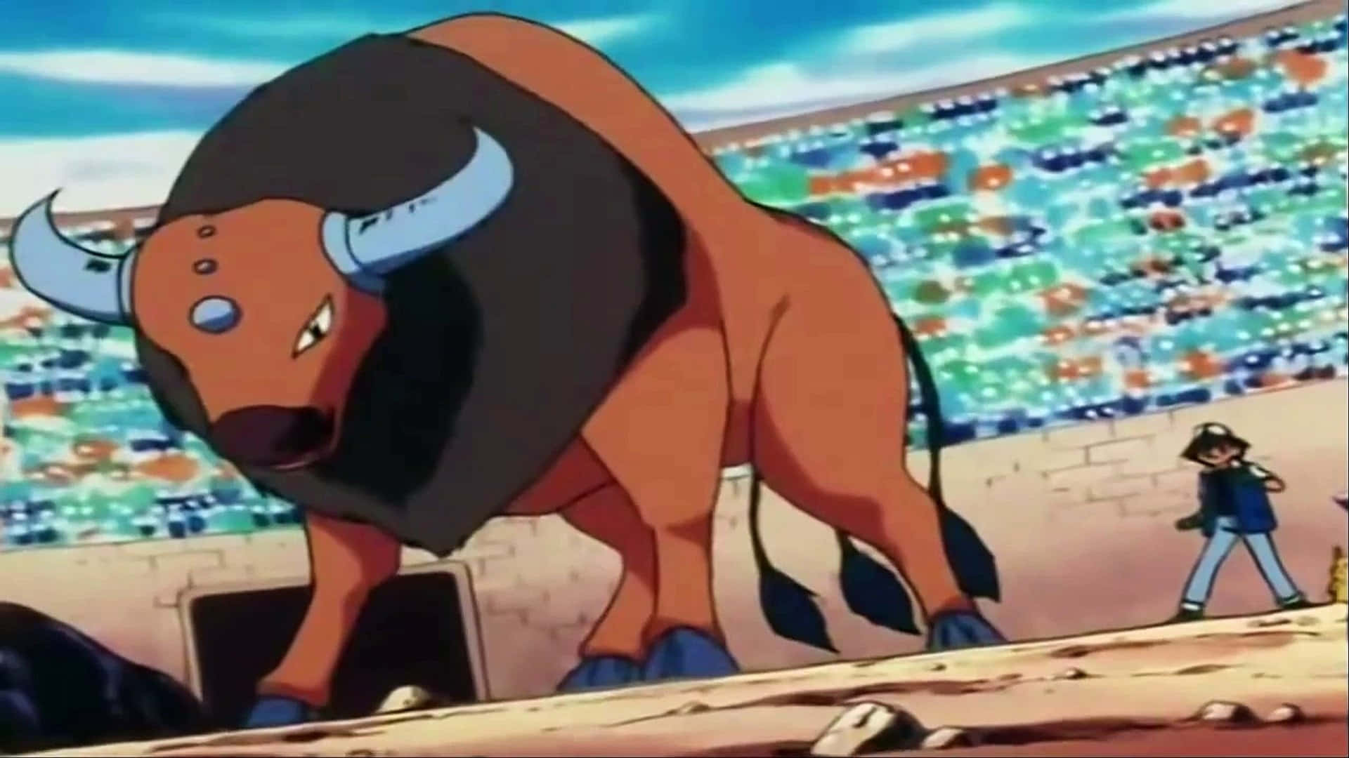 Stunning Tauros In A Majestic Stance Background
