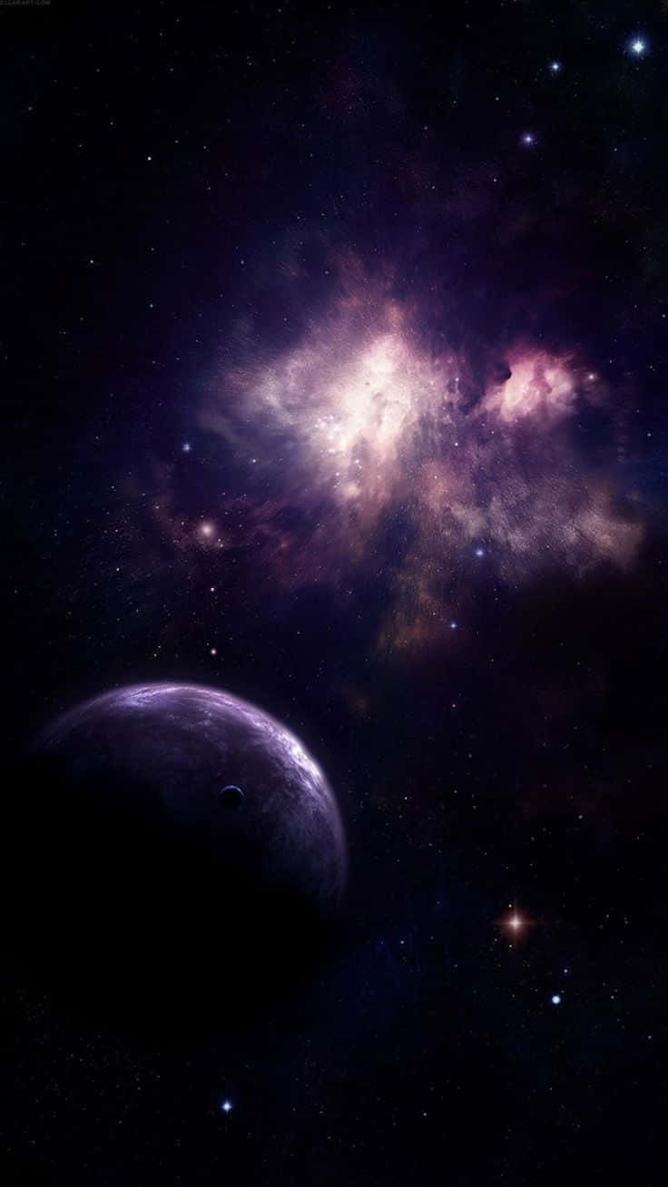 Stunning Universe-themed Iphone Wallpaper. Background