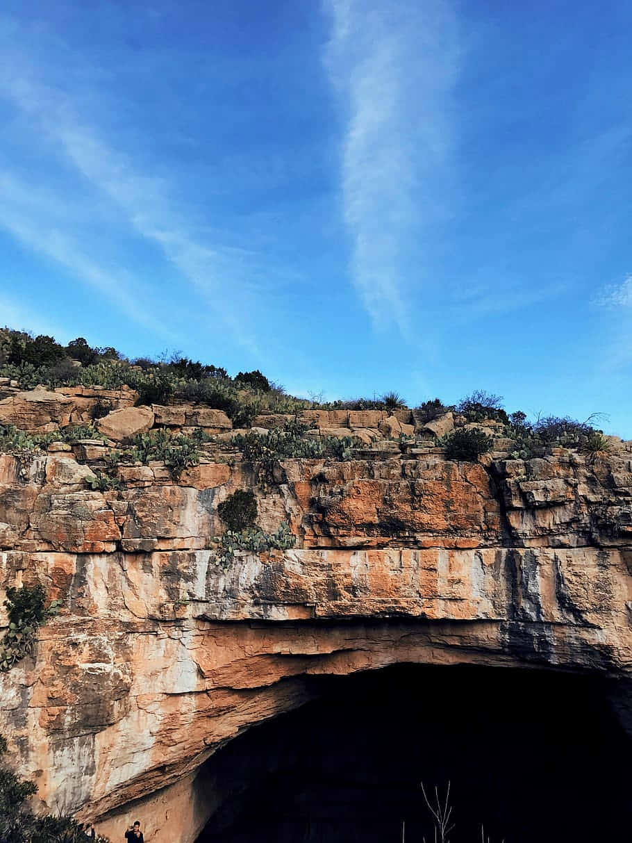 Stunning View Carlsbad Caverns National Park Background