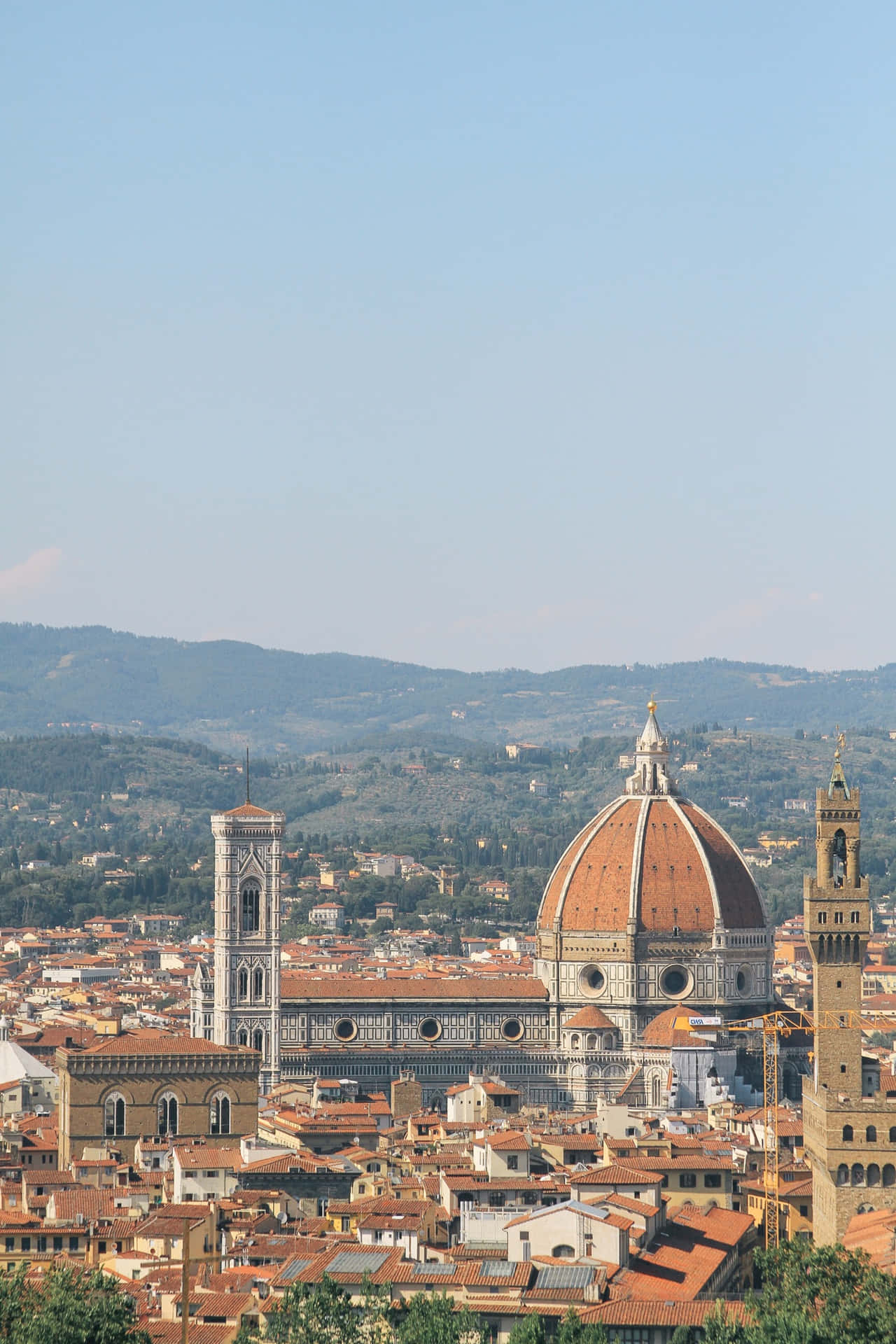 Stunning View Florence Cathedral Wallpaper Italy Background